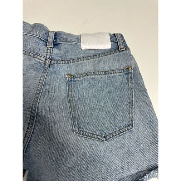 Denim Forum The Ex Boyfriend MIDI Shorts Blue Size 24 - Picture 13 of 15